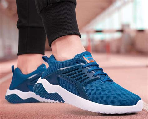 SFR 2001 BLUE Trenddy Tainer Lace-ups Sporty Casuals Running Shoes For ...