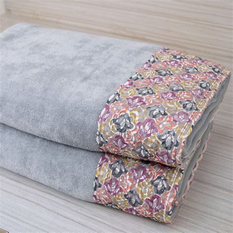 Prima Lace 100% Cotton Hand Towel Set of 2 | Ultra Soft, Highly Absorb ...