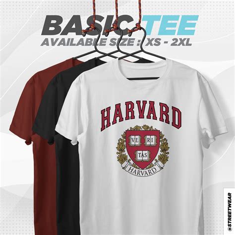 HARVARD UNIVERSITY TSHIRT / UNISEX TEE 100% COTTON | Shopee Singapore
