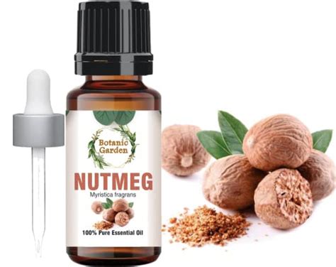 Botanic Garden Nutmeg Oil 100% Natural & Organic Nutmeg Essential Oil ...