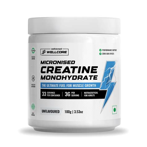 Wellcore - Pure Micronised Creatine Monohydrate Online| Wellversed
