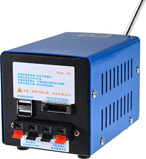 VQP 20W Portable Hand Crank Generator for Camping, Off India | Ubuy