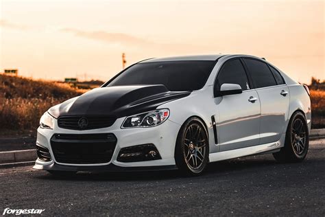 White Chevy SS Holden Conversion - Forgestar F14 Drag… | Forgestar