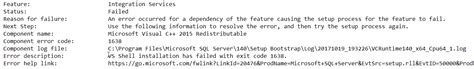 Image result for SQL Server Express 2017 Installation Error
