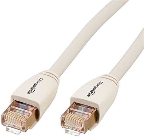 Amazon Basics RJ45 Cat7 Network Ethernet Patch Cable For Router, Modem ...