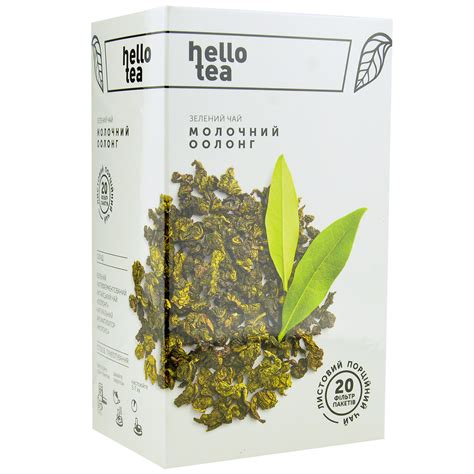 Купить Чай зеленый Hello Tea Oolong Milk, фильтр-пак 20шт оптом в Киеве ...