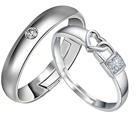 Shop Couple Finger Rings Online in India – Mahi Jewellery
