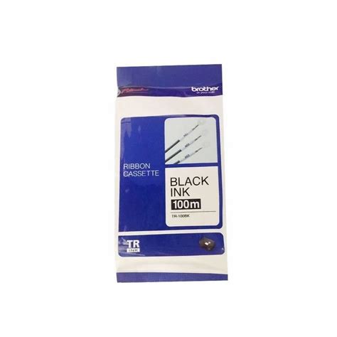BROTHER LABEL TAPE AND INK RIBBON - TR-100BK BROTHER BLACK INK RIBBON ...