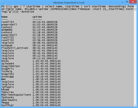 Image result for PowerShell Processing Display