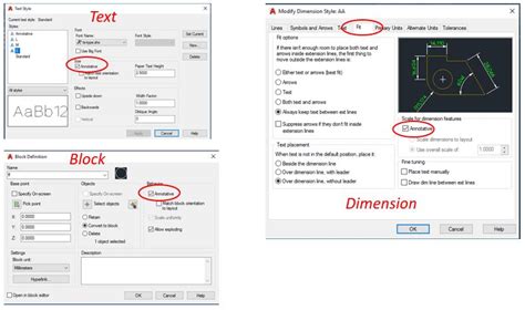 AutoCAD Annotative Object Tutorial 的图像结果