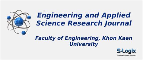 Engineering and Applied Science Research Journal Impact Factor | S-Logix