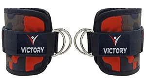 Buy VICTORY Ankle Straps- with D Rings- for Cable Machine, Kickbacks ...