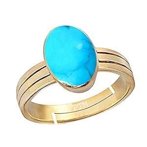 Buy PTM Turquoise/Firoza 7.25 Ratti or 6.5 Carat Astrological Certified ...