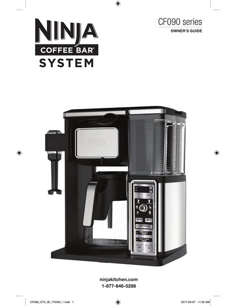 Ninja Coffee Maker Manual Ce251 : Ninja Cp301 Owner S Manual Pdf ...
