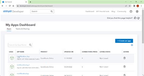 Enabling QuickBooks API accessibility through Connected App ...