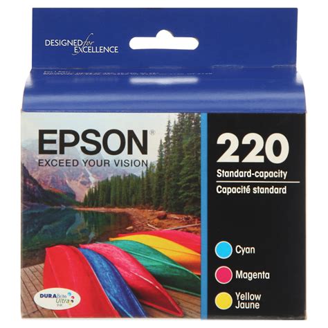 Buy EPSON T220 DURABrite Ultra Genuine Ink Standard Capacity Color ...