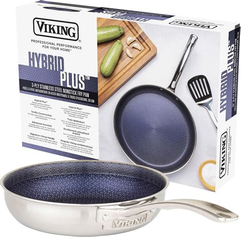 Amazon.com: Viking 3-Ply Non Stick Frying Pan, 8 Inch Hybrid Plus ...