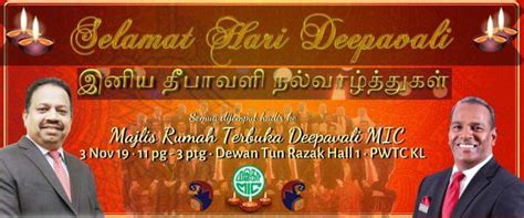 MIC Deepavali Open House 2019! - Malaysian Indian Congress
