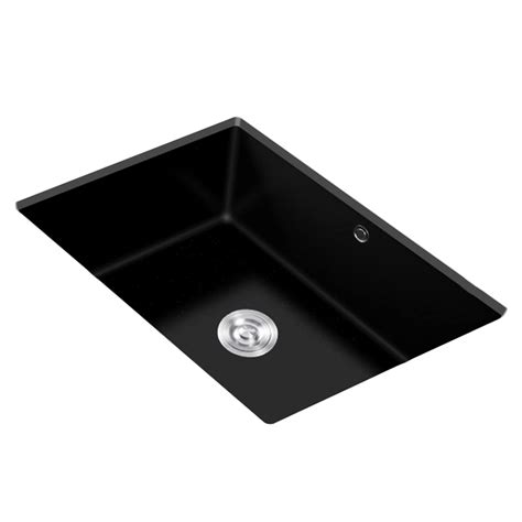 Buy Kitchen Sink, Black Granite Restaurant Bar Sink, Built-in Under ...