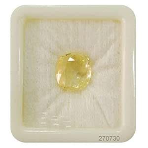 Barmunda gems 3.25 Ratti Yellow Sapphire-Pukhraj Stone UNTREATED,Ceylon ...