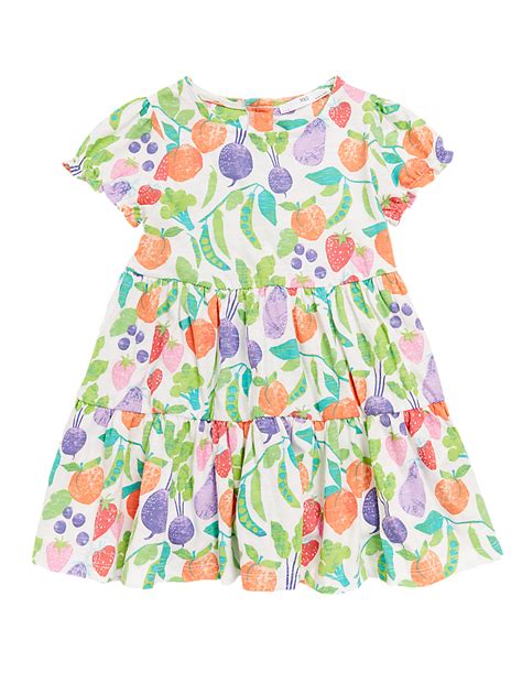 Buy Pure Cotton Fruit Print Dress at Marks & Spencer