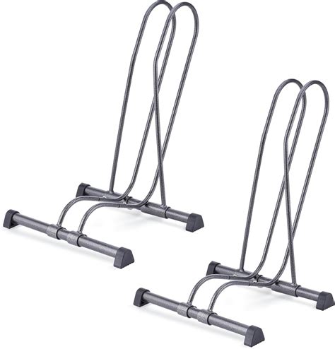 Single Bike Stand Floor by (2-Pack) - Tool-Free Adjustable Bike Racks ...