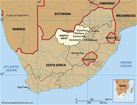 North West | Province, Map, Languages, & South Africa | Britannica