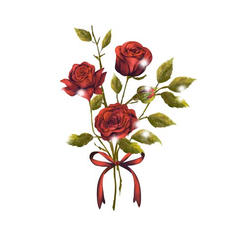 Red Roses Clip Art