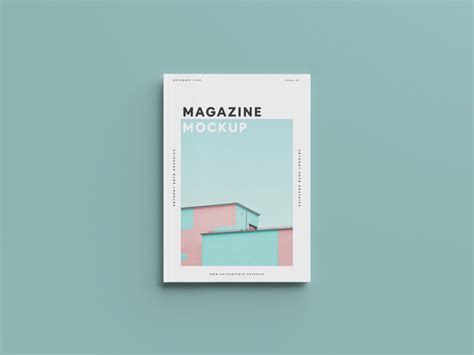 Clean Magazin Cover Mockup - Mockup World