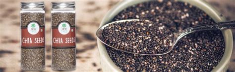 New Tree Raw Chia Seeds | Combo Pack of 2 | Each jar Weight 200gm ...