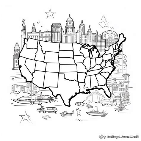Usa Coloring Pages - Free & Printable!
