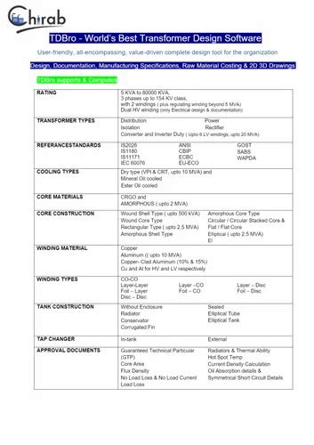 Transformer Core Calculation Software Working 的图像结果