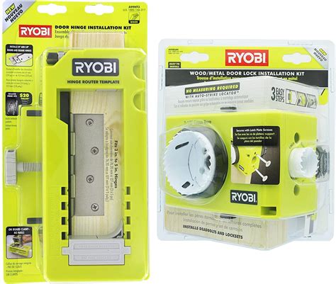 Ryobi Power Home Improvement Router Accessories: Door Hinge & Wood ...