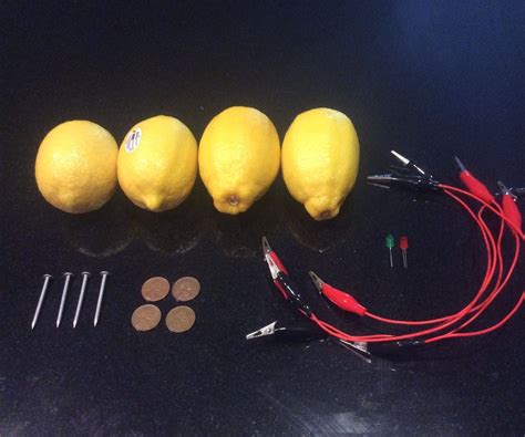 Lemon Batteries: Lighting an LED With Lemons : 3 Steps (with Pictures ...