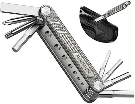 NEEWER 8 in 1 Folding Screwdrivers Tool Set: 3 Screwdrivers, 5 Hex Keys ...