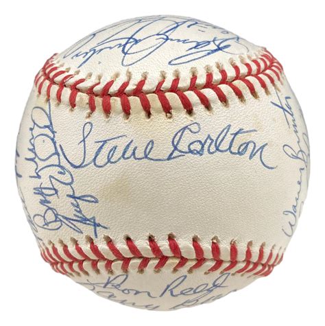 1980 Phillies ONL Baseball Team-Signed By (29) with Steve Carlton, Pete ...