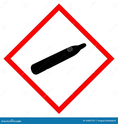 Gas Cylinder Symbol Sign, Vector Illustration, Isolate on White Background Label. EPS10 Stock ...