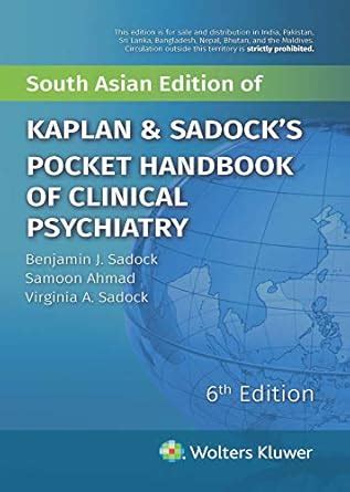 Kaplan & Sadock’s Pocket Handbook Of Clinical Psychiatry eBook : Sadock ...