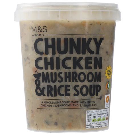 Chicken, Mushroom and Rice Soup | M&S