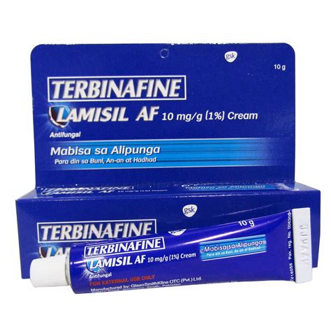 LAMISIL AF Terbinafine Hydrochloride 10mg / g (1.0%) Cream 10g price in the Philippines | MedsGo ...