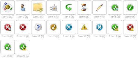 Windows Icons: Reference list with details, locations & images