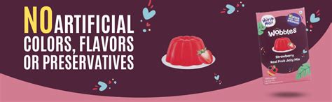 Real Fruit Strawberry Jelly Mix - 80g [No Artificial Colour, Flavour ...