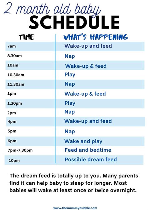 The Best 2 Month Old Baby Routine - The Mummy Bubble