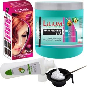 LILIUM Best Hair Color, Hair Protein SPA, Hair Developer Cream 6% with ...