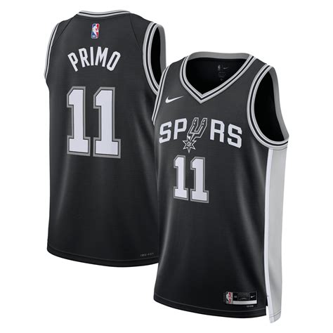 Mens San Antonio Spurs Joshua Primo 2022/23 Icon Edition Basketball ...