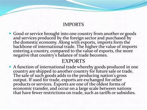 Import and Export of Pakistan | PPTX - imports exports of pakistan