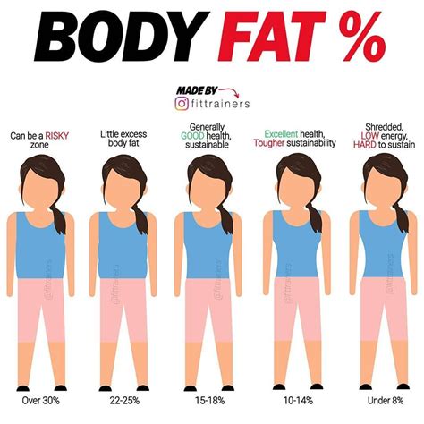 Body Fat Percentage Visual Chart at Herbert Anderson blog
