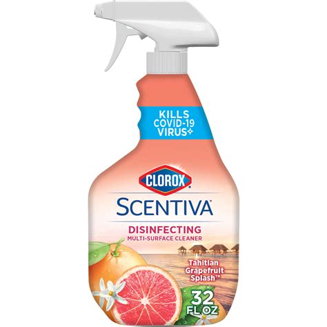 Clorox Scentiva Multi Surface Cleaner, Spray Bottle, Bleach Free ...