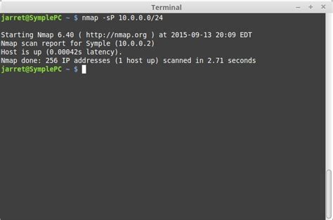 Nmap UDP Scan 的图像结果