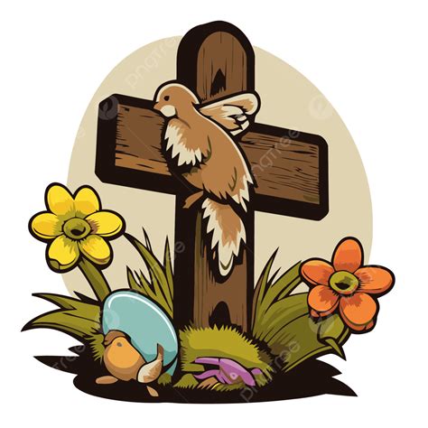Clipart De Pascua Religiosa En Blanco Y Negro